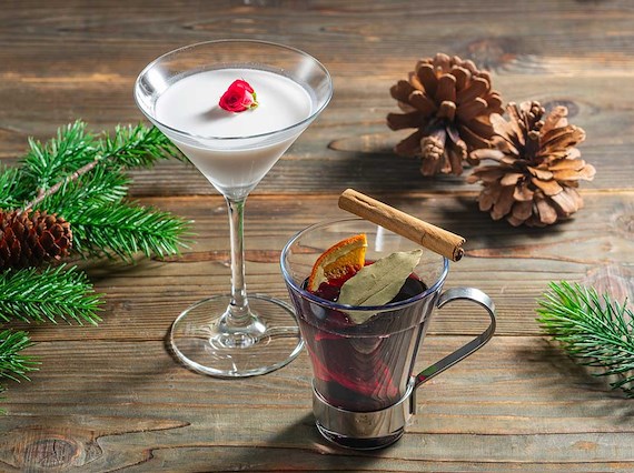 雅庭バー　12月限定クリスマスカクテルイメージ