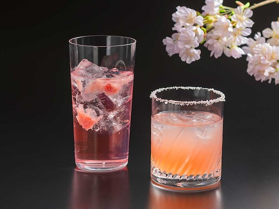 雅庭バー　4月限定桜カクテルフェア