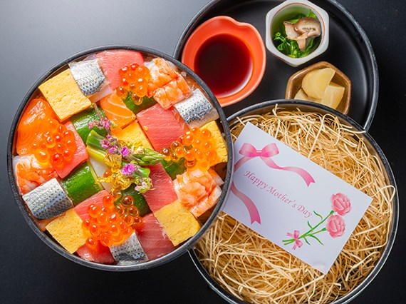 母の日彩り鮨イメージ